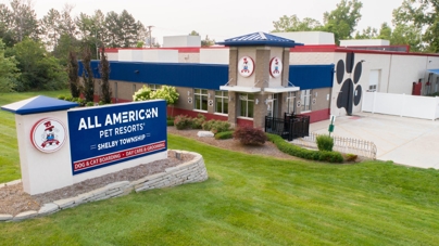 An image of the Shelby Township location of All American Pet Resorts